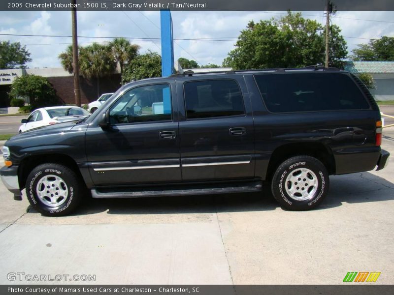Dark Gray Metallic / Tan/Neutral 2005 Chevrolet Suburban 1500 LS