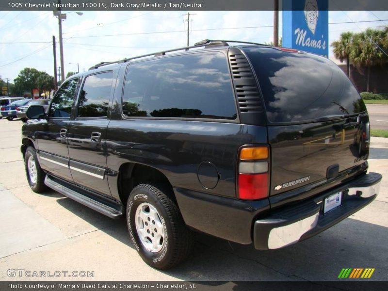 Dark Gray Metallic / Tan/Neutral 2005 Chevrolet Suburban 1500 LS
