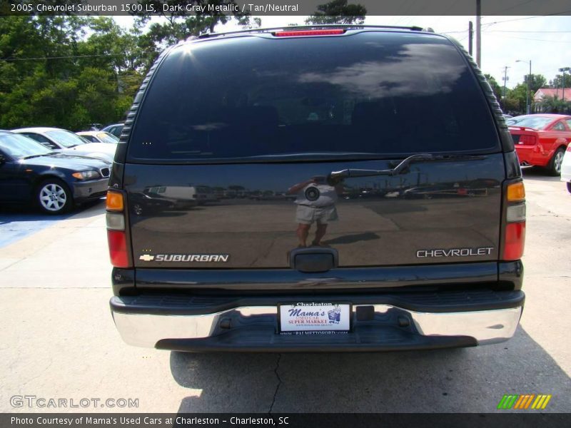 Dark Gray Metallic / Tan/Neutral 2005 Chevrolet Suburban 1500 LS
