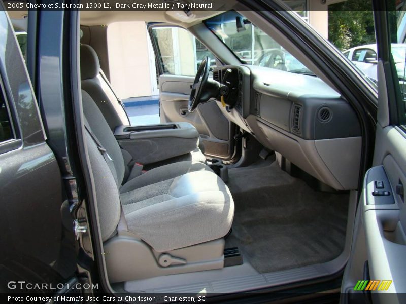Dark Gray Metallic / Tan/Neutral 2005 Chevrolet Suburban 1500 LS