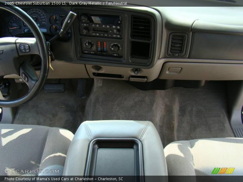 Dark Gray Metallic / Tan/Neutral 2005 Chevrolet Suburban 1500 LS