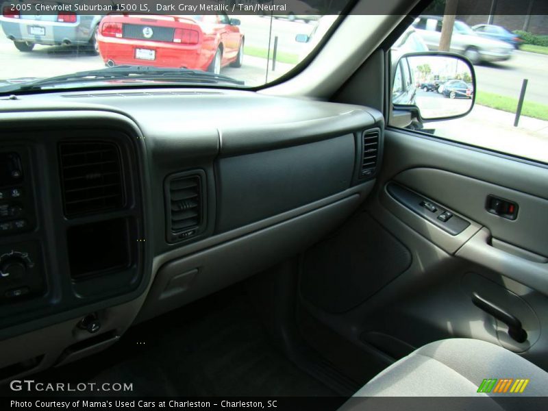Dark Gray Metallic / Tan/Neutral 2005 Chevrolet Suburban 1500 LS