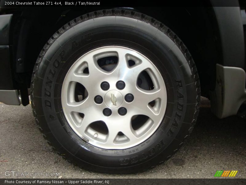 Black / Tan/Neutral 2004 Chevrolet Tahoe Z71 4x4
