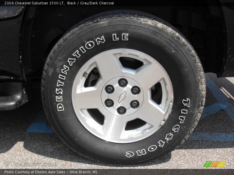 Black / Gray/Dark Charcoal 2004 Chevrolet Suburban 1500 LT