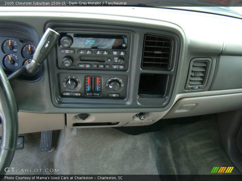 Dark Gray Metallic / Tan/Neutral 2005 Chevrolet Suburban 1500 LS