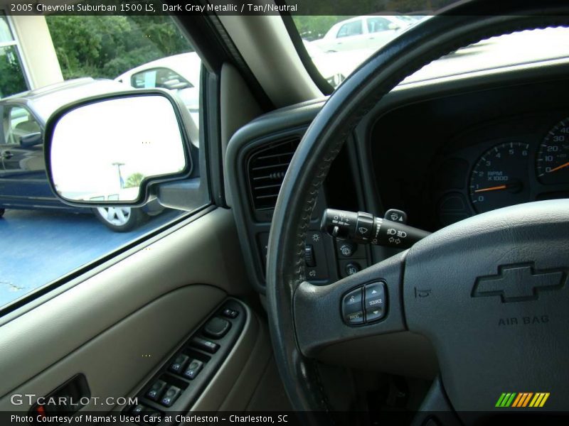 Dark Gray Metallic / Tan/Neutral 2005 Chevrolet Suburban 1500 LS