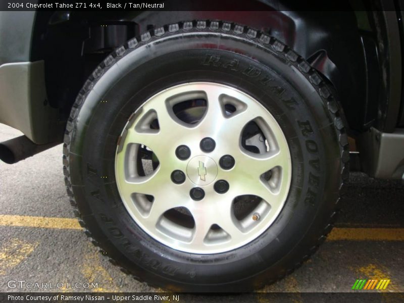 Black / Tan/Neutral 2004 Chevrolet Tahoe Z71 4x4