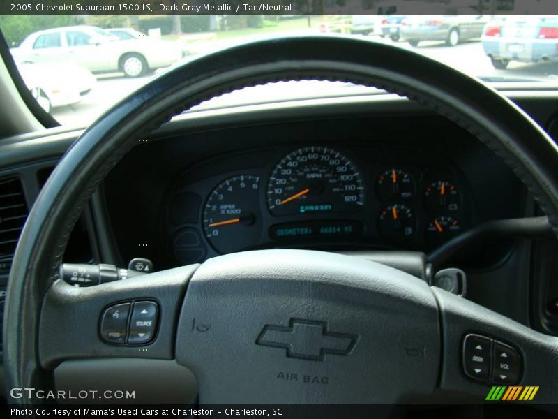 Dark Gray Metallic / Tan/Neutral 2005 Chevrolet Suburban 1500 LS