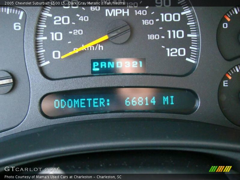 Dark Gray Metallic / Tan/Neutral 2005 Chevrolet Suburban 1500 LS