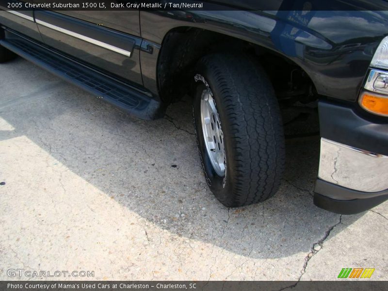 Dark Gray Metallic / Tan/Neutral 2005 Chevrolet Suburban 1500 LS