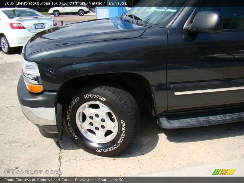 Dark Gray Metallic / Tan/Neutral 2005 Chevrolet Suburban 1500 LS
