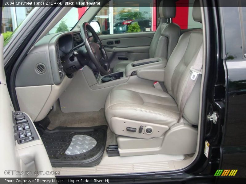 Black / Tan/Neutral 2004 Chevrolet Tahoe Z71 4x4