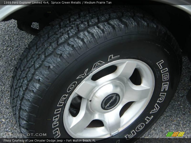 Spruce Green Metallic / Medium Prairie Tan 1999 Ford Explorer Limited 4x4