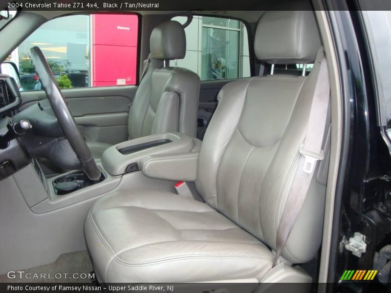 Black / Tan/Neutral 2004 Chevrolet Tahoe Z71 4x4