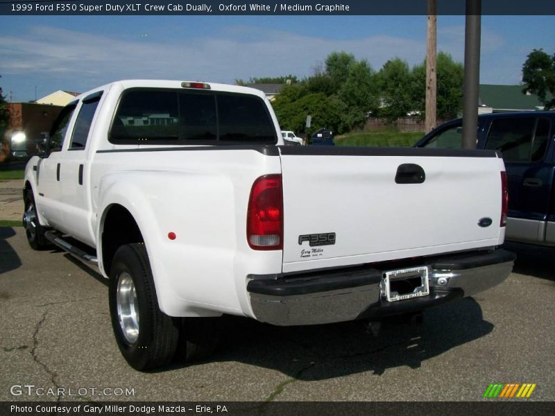 Oxford White / Medium Graphite 1999 Ford F350 Super Duty XLT Crew Cab Dually