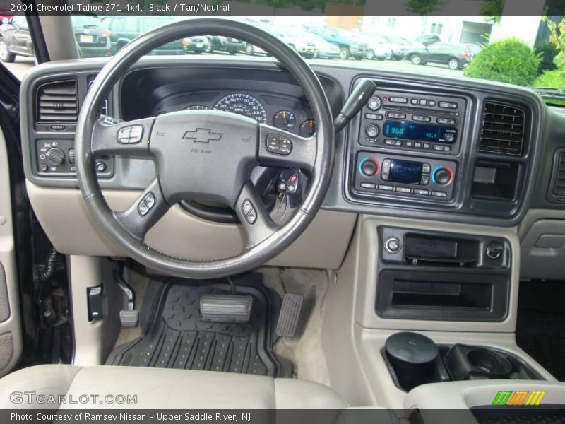 Black / Tan/Neutral 2004 Chevrolet Tahoe Z71 4x4