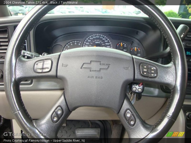 Black / Tan/Neutral 2004 Chevrolet Tahoe Z71 4x4