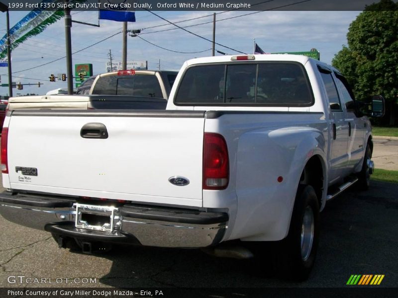 Oxford White / Medium Graphite 1999 Ford F350 Super Duty XLT Crew Cab Dually