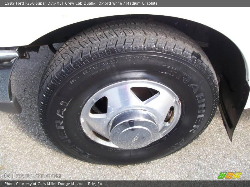 Oxford White / Medium Graphite 1999 Ford F350 Super Duty XLT Crew Cab Dually