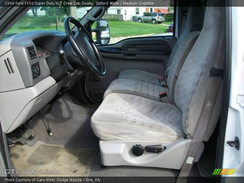 Oxford White / Medium Graphite 1999 Ford F350 Super Duty XLT Crew Cab Dually