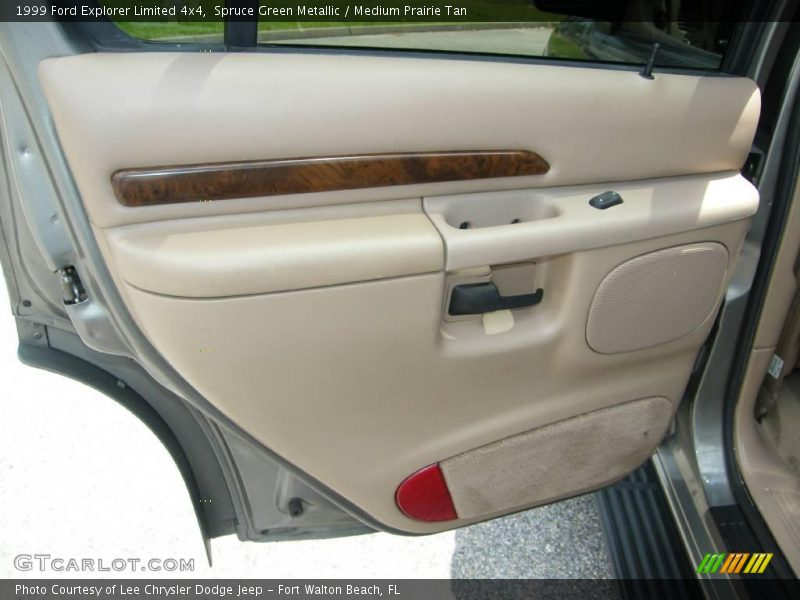 Spruce Green Metallic / Medium Prairie Tan 1999 Ford Explorer Limited 4x4