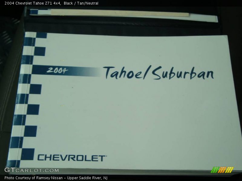 Black / Tan/Neutral 2004 Chevrolet Tahoe Z71 4x4