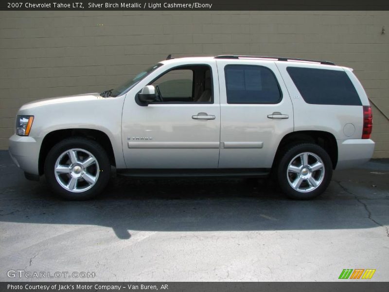 Silver Birch Metallic / Light Cashmere/Ebony 2007 Chevrolet Tahoe LTZ