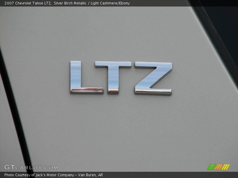 Silver Birch Metallic / Light Cashmere/Ebony 2007 Chevrolet Tahoe LTZ