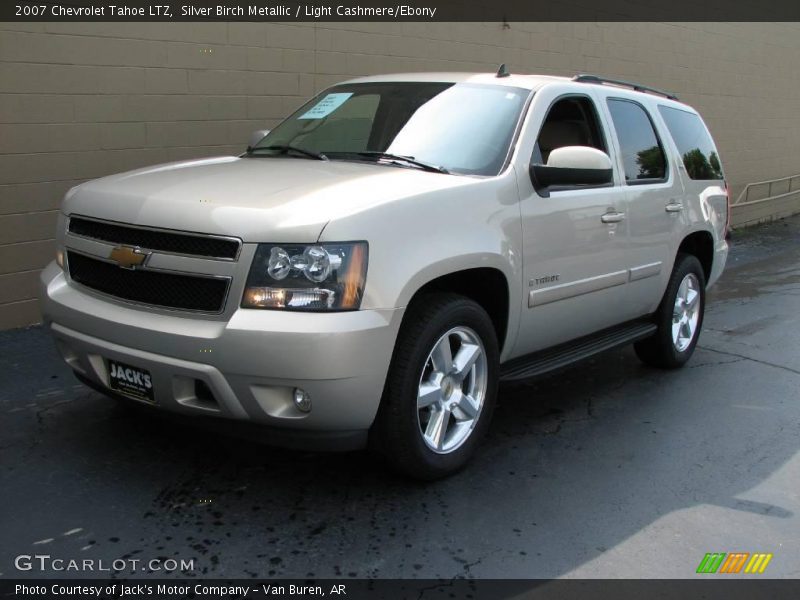Silver Birch Metallic / Light Cashmere/Ebony 2007 Chevrolet Tahoe LTZ