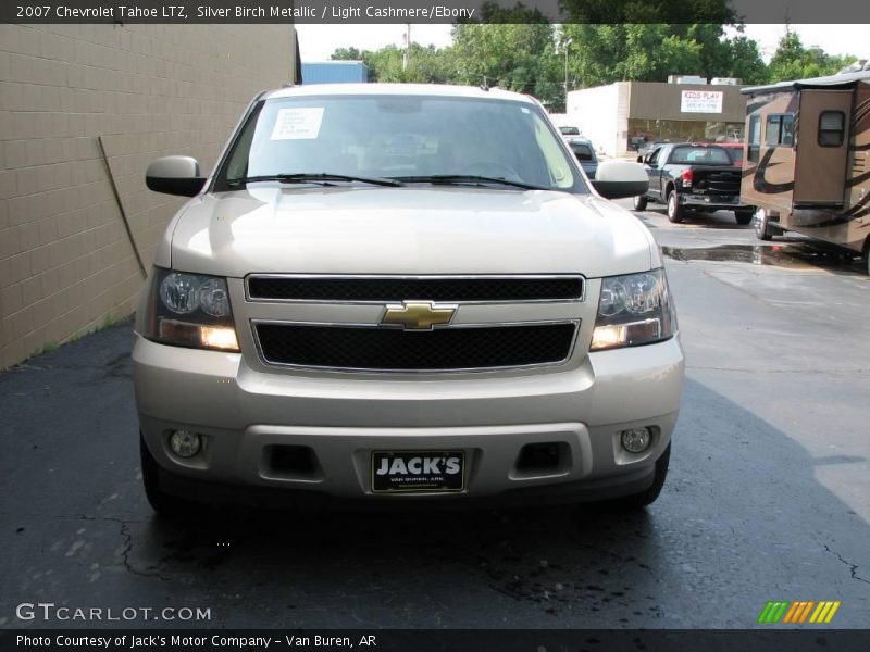 Silver Birch Metallic / Light Cashmere/Ebony 2007 Chevrolet Tahoe LTZ