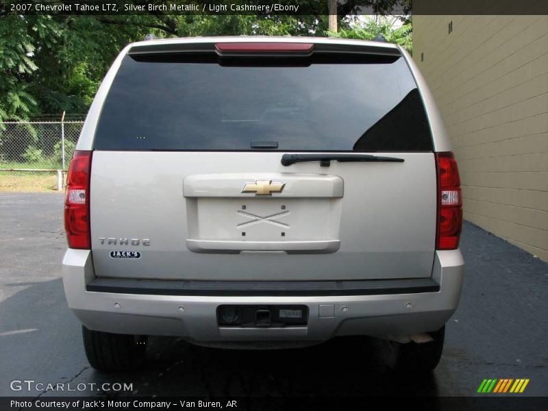 Silver Birch Metallic / Light Cashmere/Ebony 2007 Chevrolet Tahoe LTZ