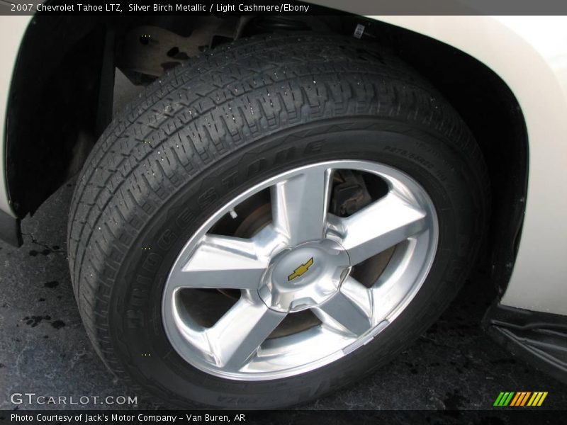 Silver Birch Metallic / Light Cashmere/Ebony 2007 Chevrolet Tahoe LTZ