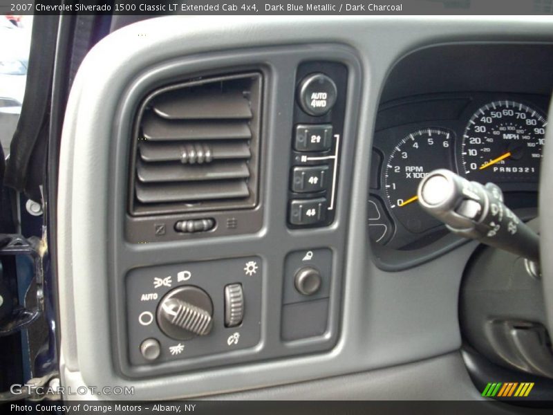 Dark Blue Metallic / Dark Charcoal 2007 Chevrolet Silverado 1500 Classic LT Extended Cab 4x4