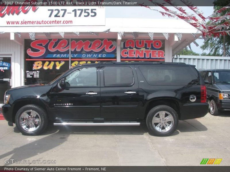 Black / Light Titanium/Dark Titanium 2007 Chevrolet Suburban 1500 LTZ 4x4