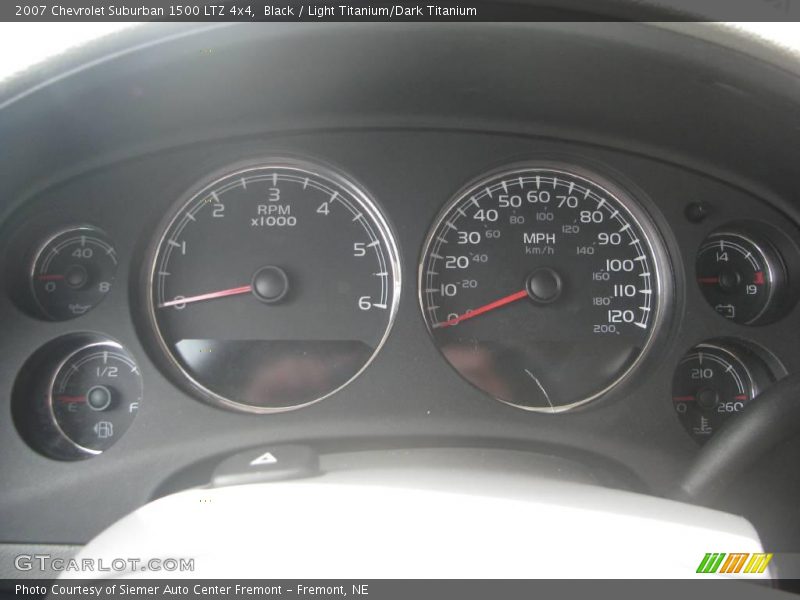 Black / Light Titanium/Dark Titanium 2007 Chevrolet Suburban 1500 LTZ 4x4