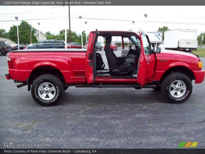 Bright Red / Medium Dark Flint 2004 Ford Ranger Edge SuperCab 4x4