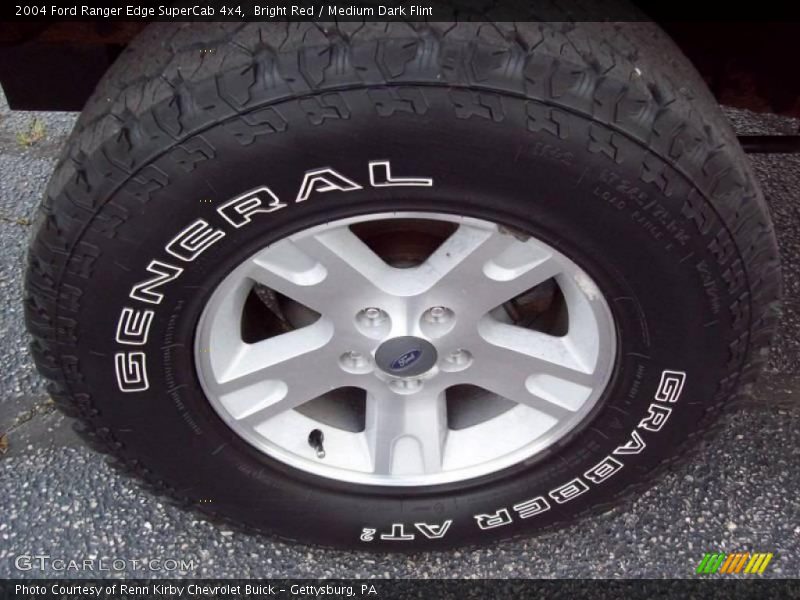 Bright Red / Medium Dark Flint 2004 Ford Ranger Edge SuperCab 4x4