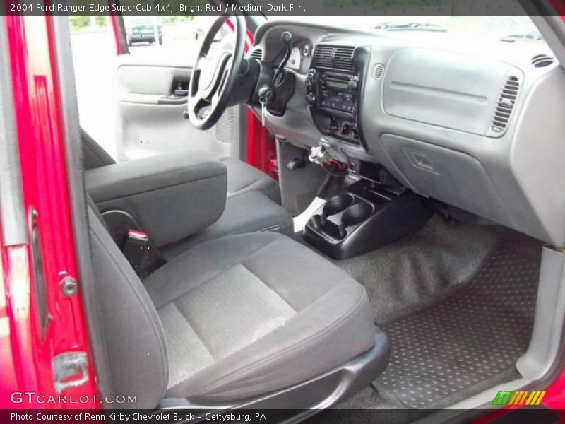 Bright Red / Medium Dark Flint 2004 Ford Ranger Edge SuperCab 4x4