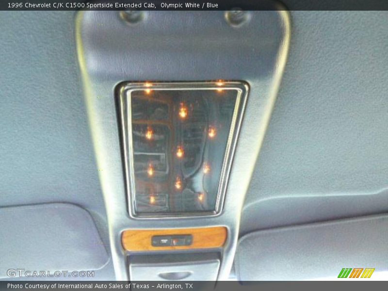 Olympic White / Blue 1996 Chevrolet C/K C1500 Sportside Extended Cab