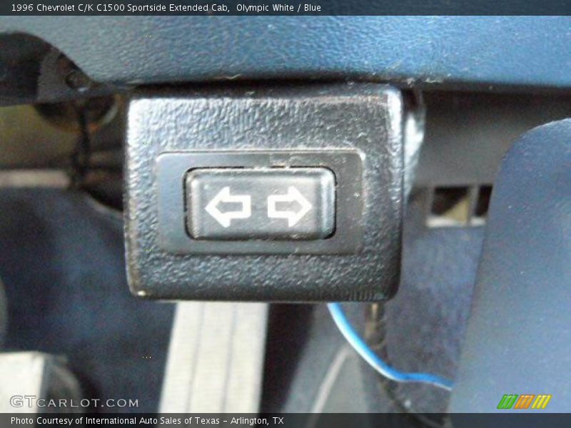 Olympic White / Blue 1996 Chevrolet C/K C1500 Sportside Extended Cab