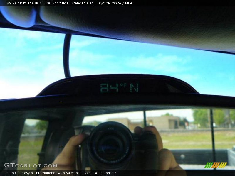 Olympic White / Blue 1996 Chevrolet C/K C1500 Sportside Extended Cab