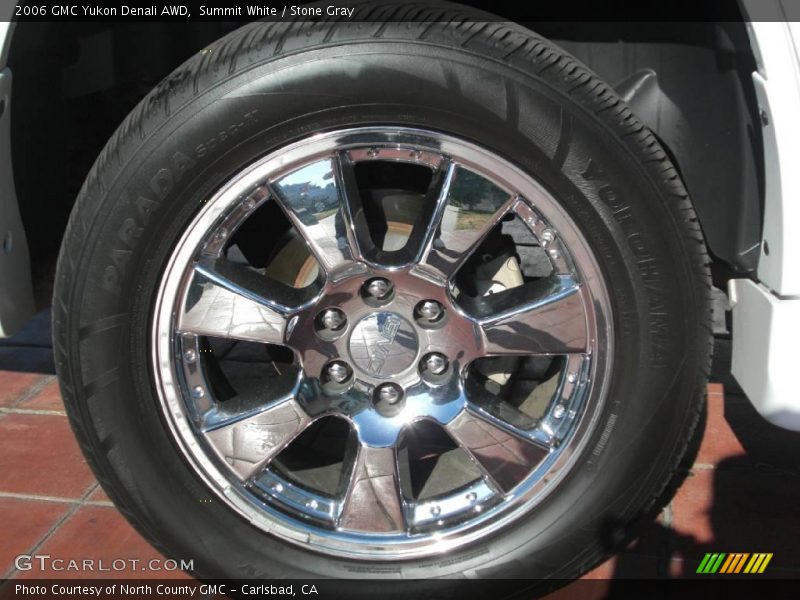 Summit White / Stone Gray 2006 GMC Yukon Denali AWD
