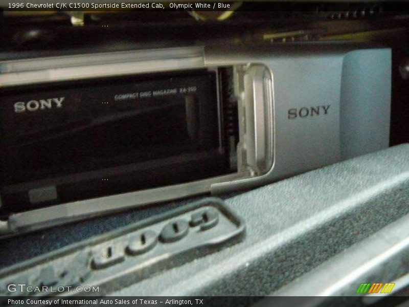 Olympic White / Blue 1996 Chevrolet C/K C1500 Sportside Extended Cab