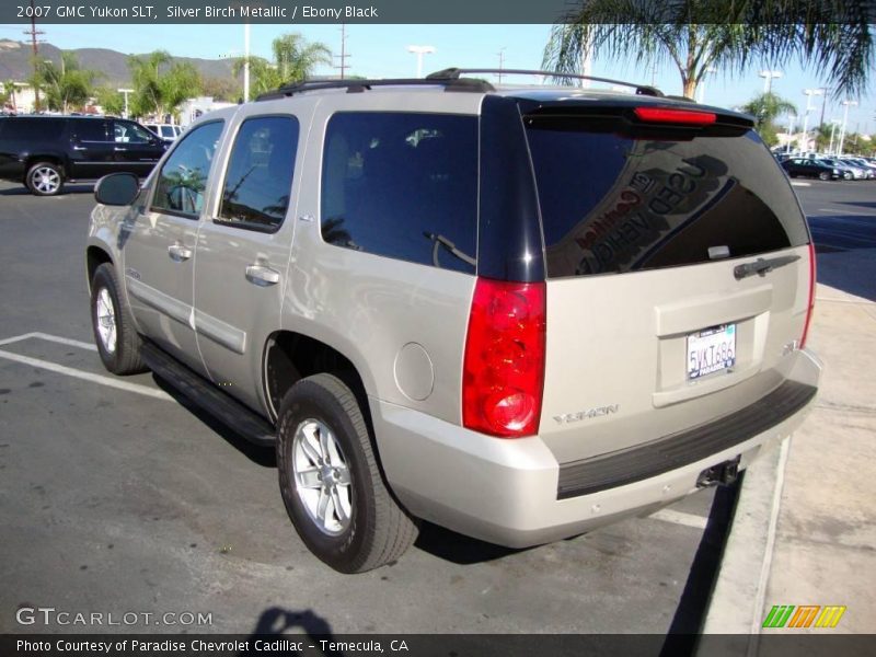Silver Birch Metallic / Ebony Black 2007 GMC Yukon SLT