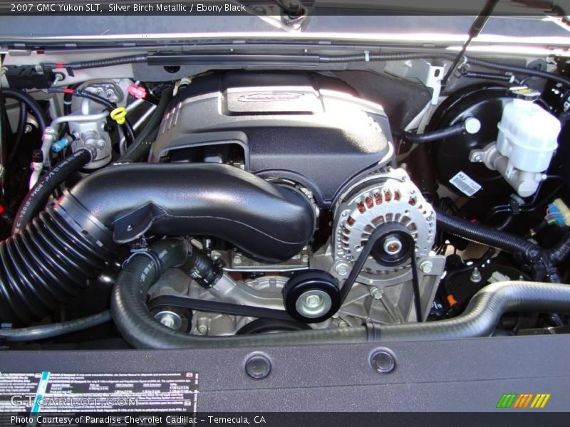 Silver Birch Metallic / Ebony Black 2007 GMC Yukon SLT