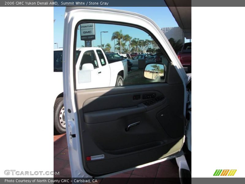 Summit White / Stone Gray 2006 GMC Yukon Denali AWD