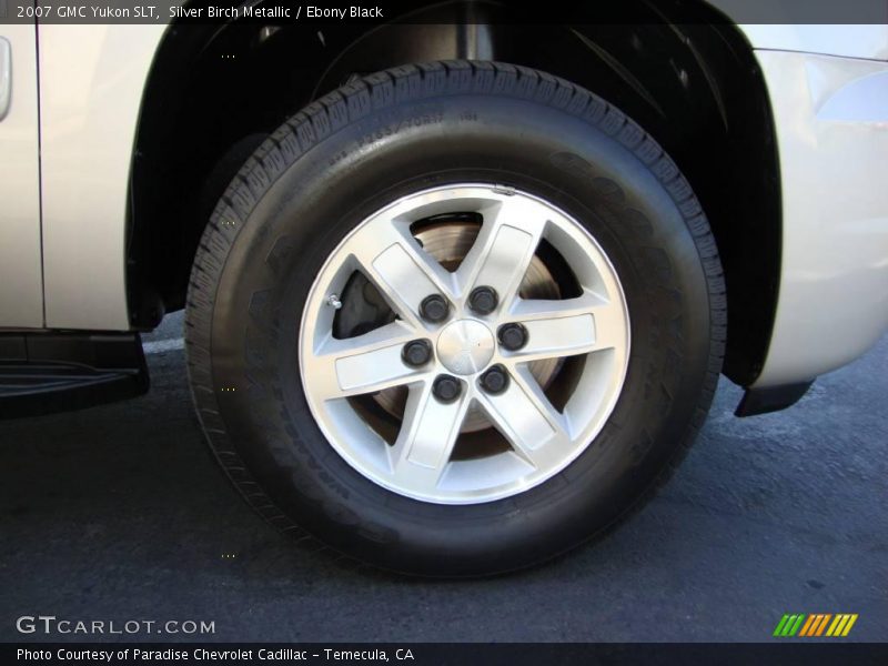 Silver Birch Metallic / Ebony Black 2007 GMC Yukon SLT