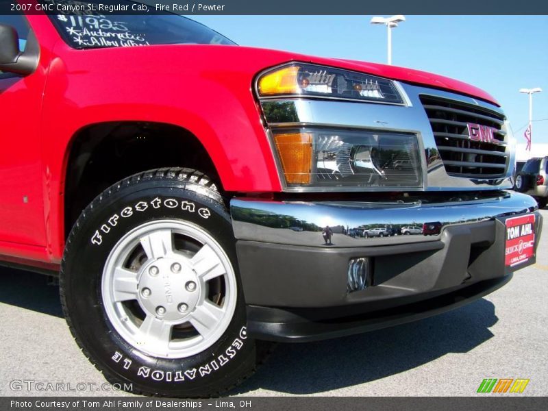 Fire Red / Pewter 2007 GMC Canyon SL Regular Cab