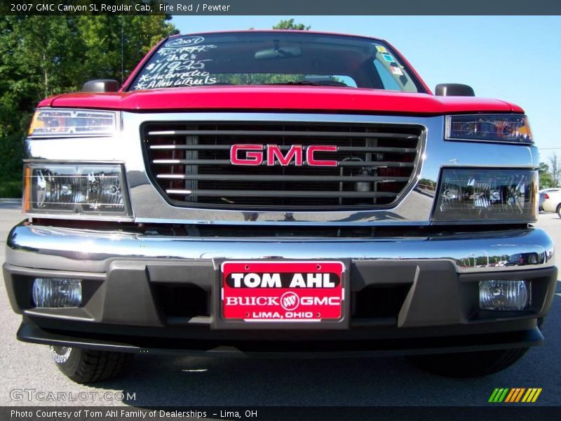 Fire Red / Pewter 2007 GMC Canyon SL Regular Cab