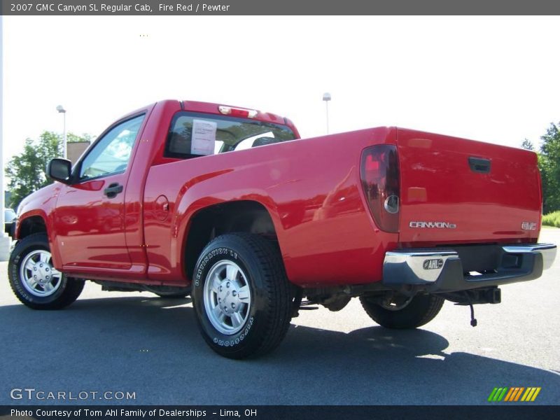 Fire Red / Pewter 2007 GMC Canyon SL Regular Cab
